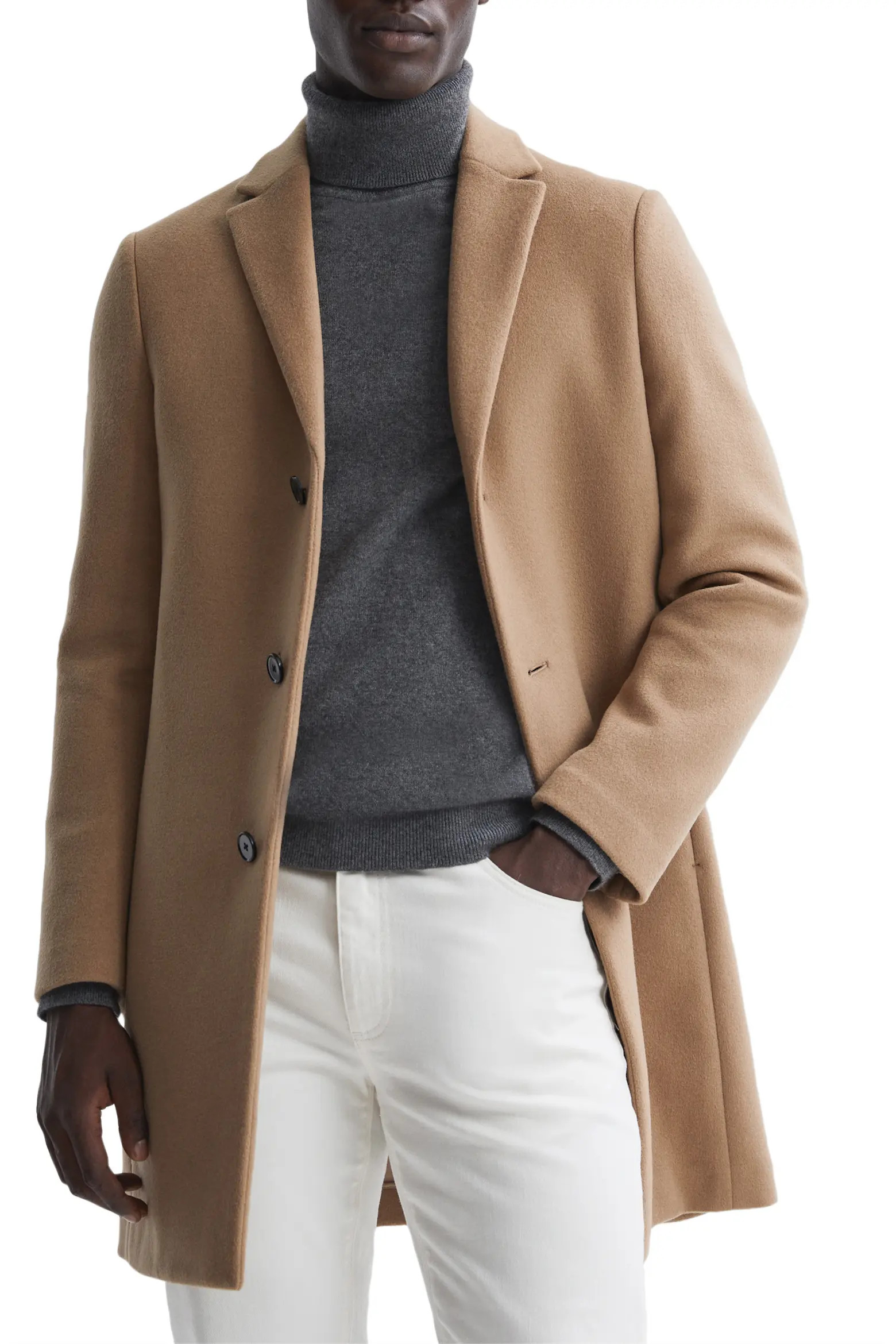 Gable Wool Blend Overcoat (Men) | Nordstrom | Nordstrom