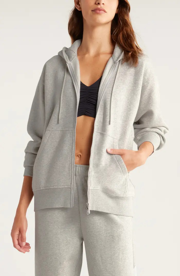 Zella Cloud Fleece Zip Hoodie | Nordstrom | Nordstrom