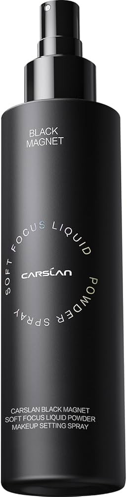 CARSLAN Black Magnet Liquid Powder Makeup Setting Spray, 16H Longlasting Oil Control Lock Face Ma... | Amazon (US)