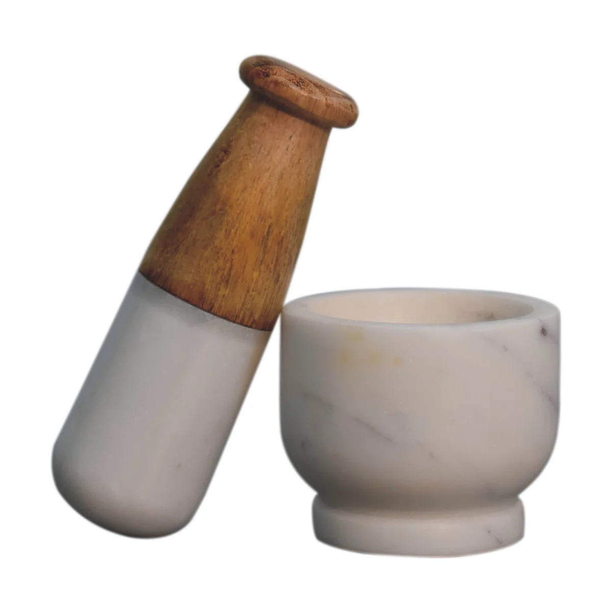 Wood Mortar And Pestle Set | Wayfair UK