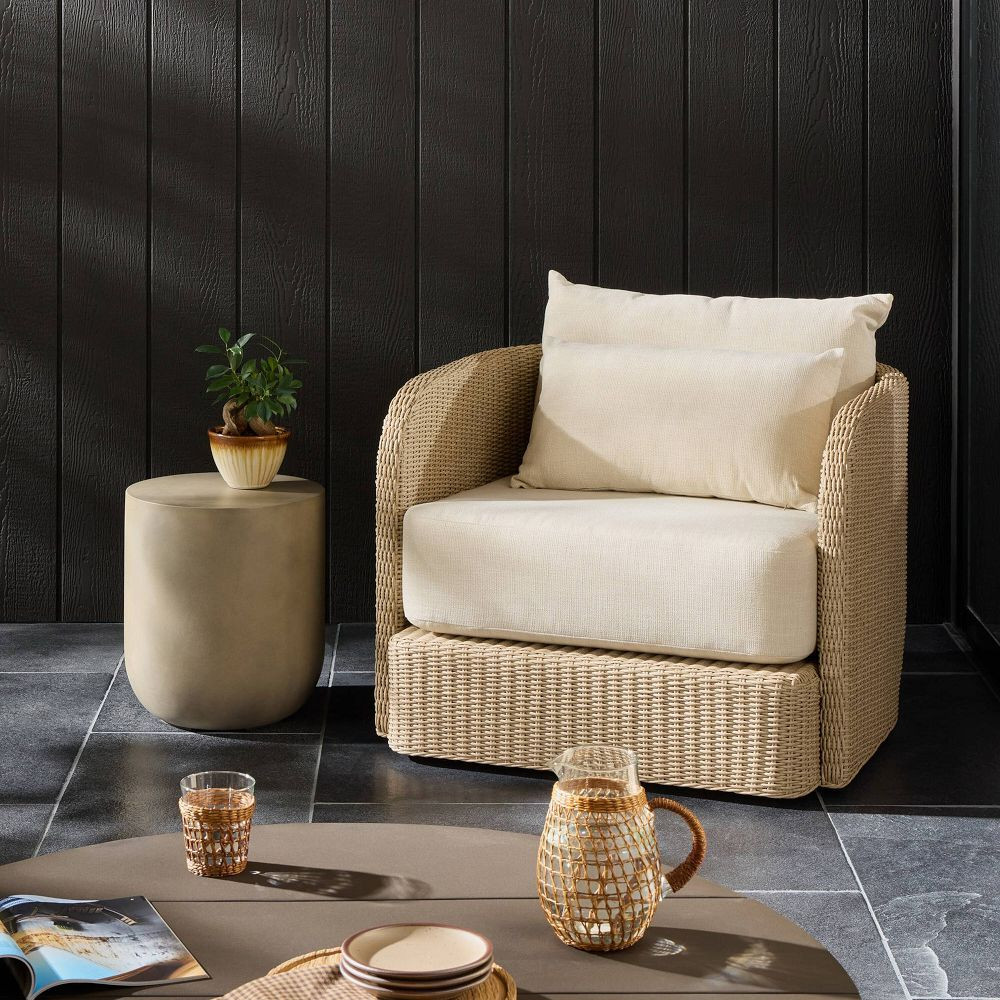 Milledgeville Outdoor Swivel Chair | West Elm (US)