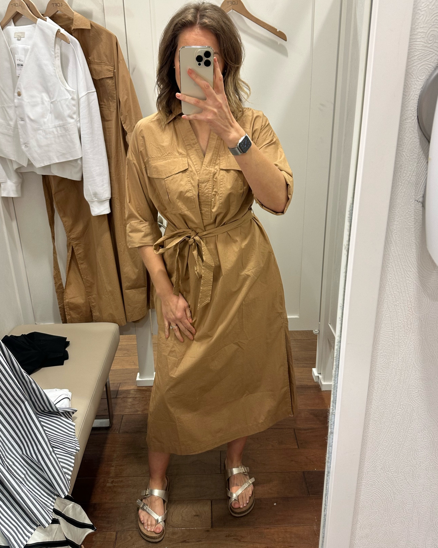 Neutral utility dress 
Summer dress
Spring dress
Loft
Graduation dress
Work wear


#LTKtravel #LTKsalealert #LTKover40