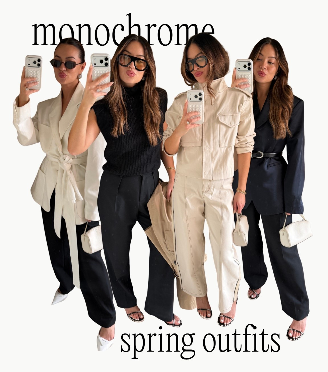 Recent monochrome spring looks 🫶🏼 #capsulewardrobe

#LTKspring #LTKuk