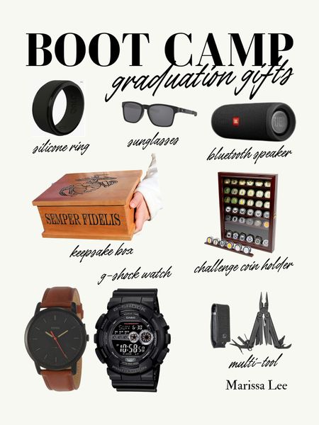 Gift ideas for military boot camp graduation - practical and personalized gift ideas for the new service member in your life! All of these gifts are perfect for any military training graduation (basic military training / boot camp, mct, mos school, leadership courses, etc.) and can be used throughout their military career ❤️

Also great men’s gift ideas for any occasion!

#LTKmens #LTKfamily #LTKFind