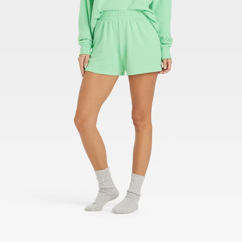 Women's French Terry Lounge Shorts - Colsie™ | Target