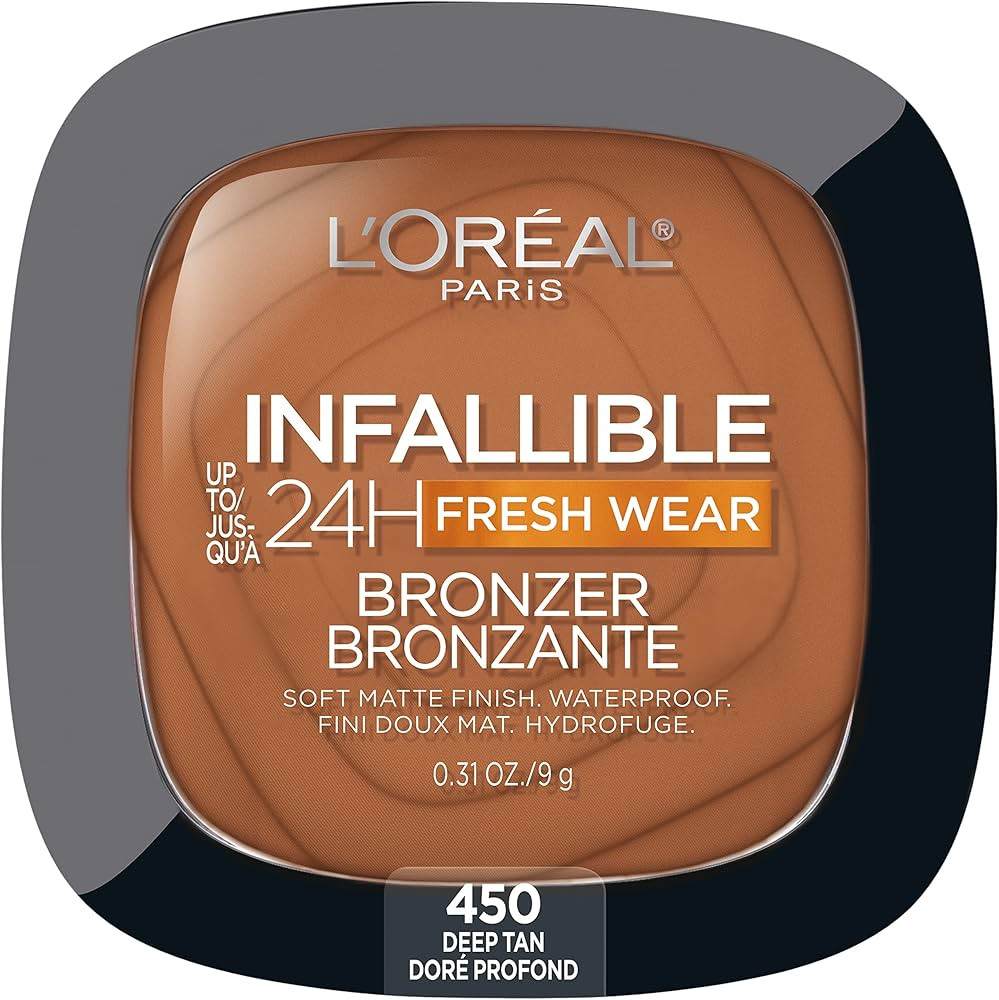 L’Oréal Paris Infallible Up to 24H Fresh Wear Soft Matte Longwear Bronzer. Waterproof, heatpro... | Amazon (US)