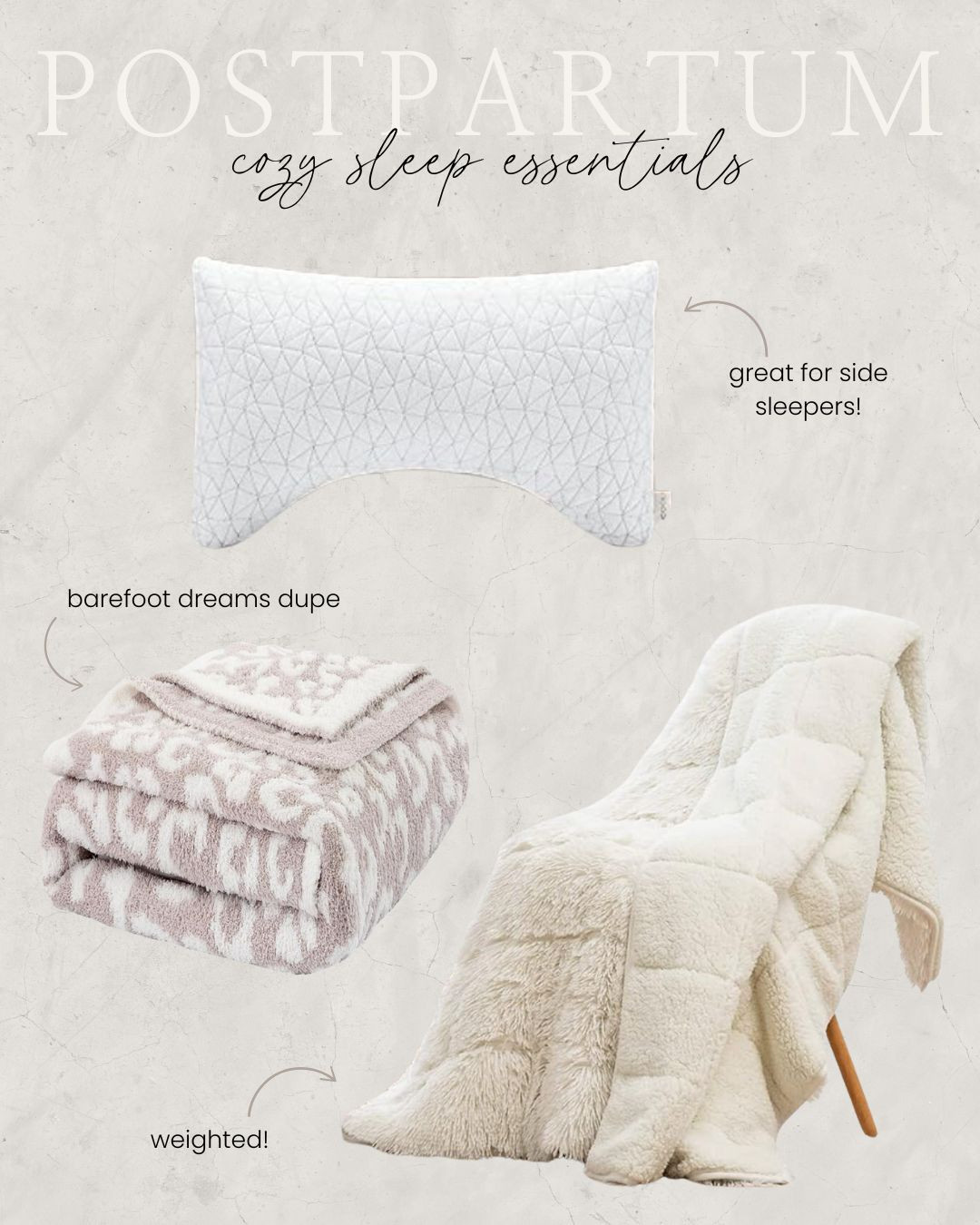 Postpartum self-care sleep essentials! 

 #LTKHome #LTKBaby #LTKBump