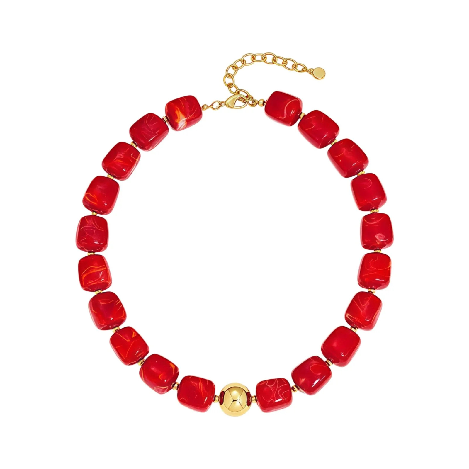 Hero image 0 of bravefron Beaded Statement Necklace for Women Trendy Colorful Boho Resin Bead Cho... | Walmart (US)