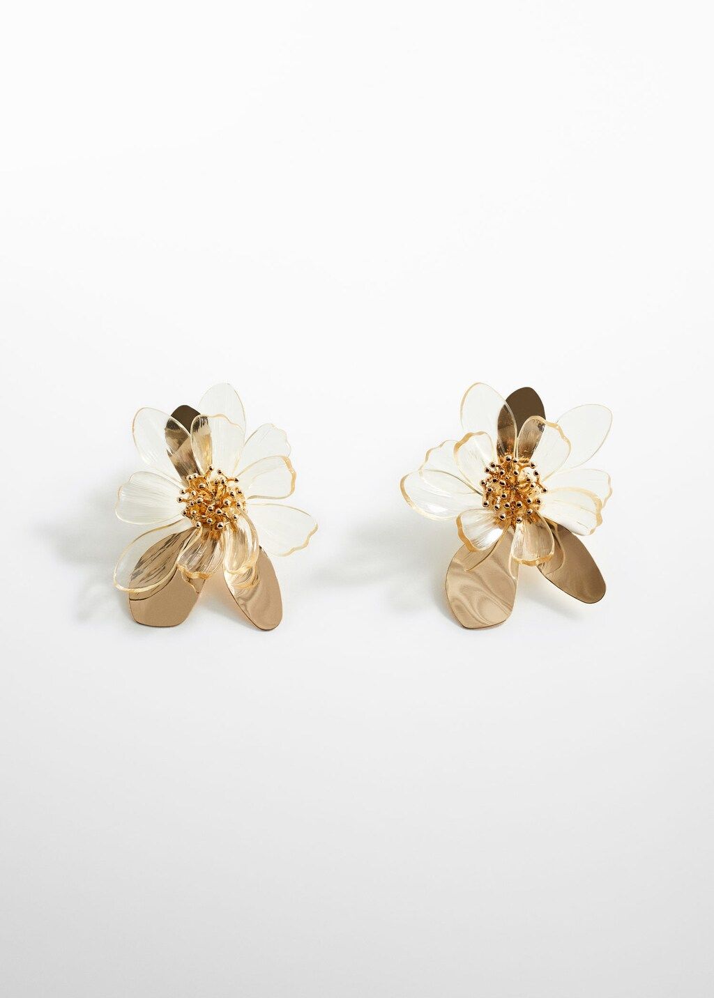 Maxi flower earrings | MANGO (UK)