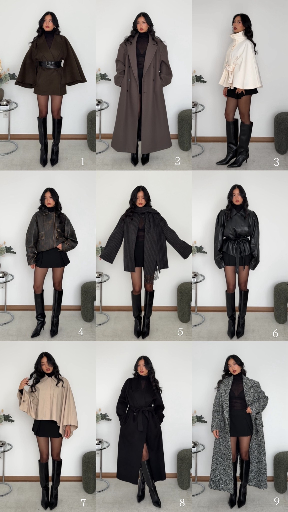 1. Max Mara
2. Sourceunknown
3. Gina Tricot
4. Sourceunknown
5. COS
6. Zara
7. COS
8. COS
9. BOSS

#LTKSeasonal #LTKStyleTip #LTKWorkwear