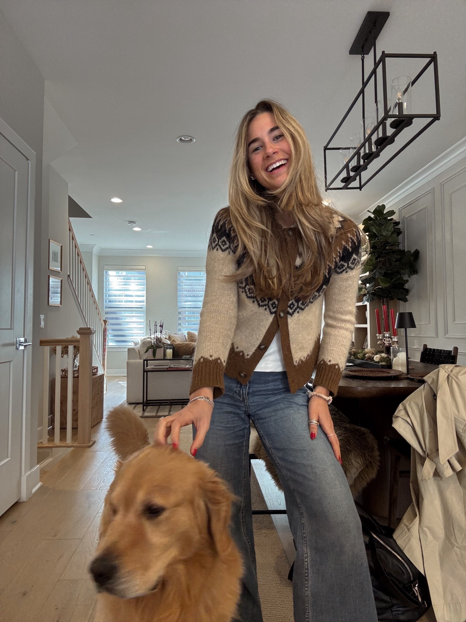 Fair isle sweater for a tonal outfit vibe 

#LTKSeasonal #LTKootd