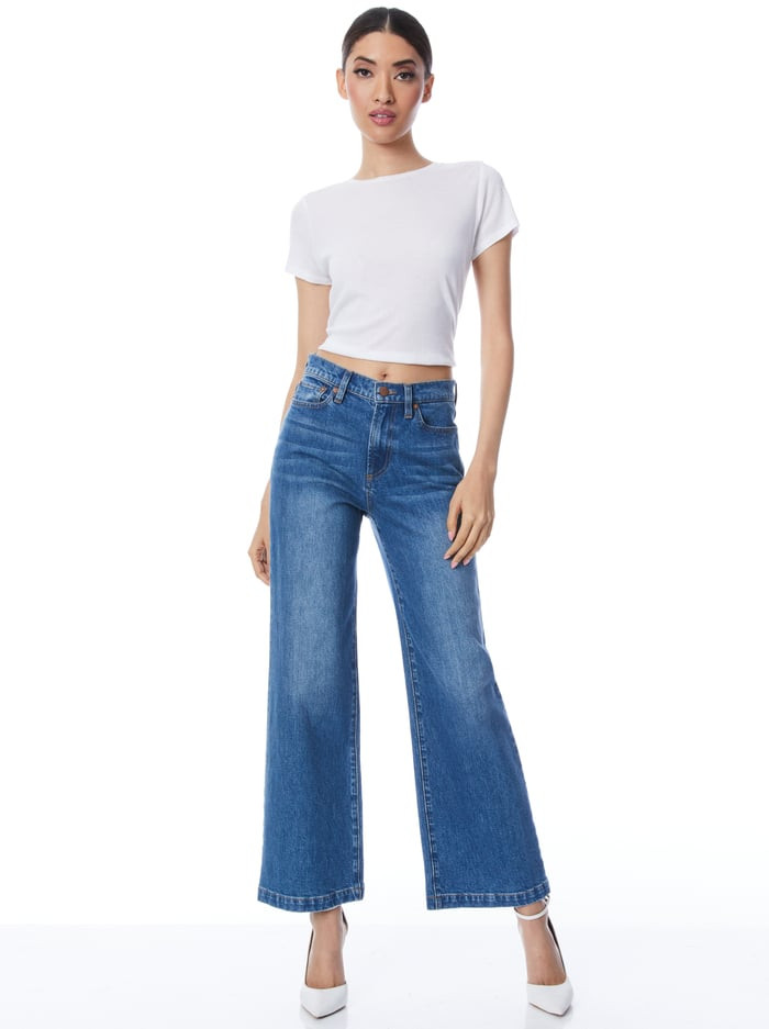 AMAZING HIGH RISE BOYFRIEND JEAN | Alice + Olivia