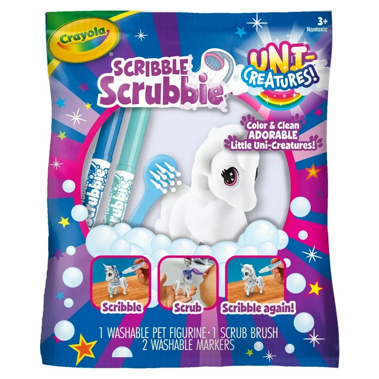 Crayola Scribble Scrubbie Pets, Uni-Creature 1 Count, Mythical Animal Toy, Gifts for Kids, Child | Walmart (US)