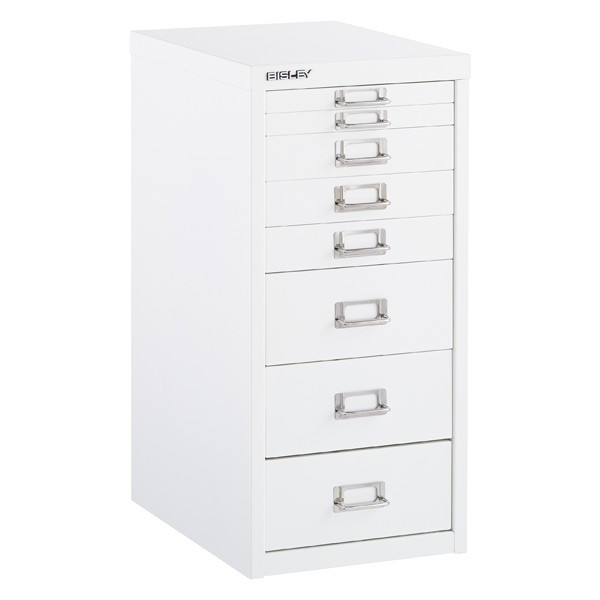 Bisley 8-Drawer Cabinet White | The Container Store