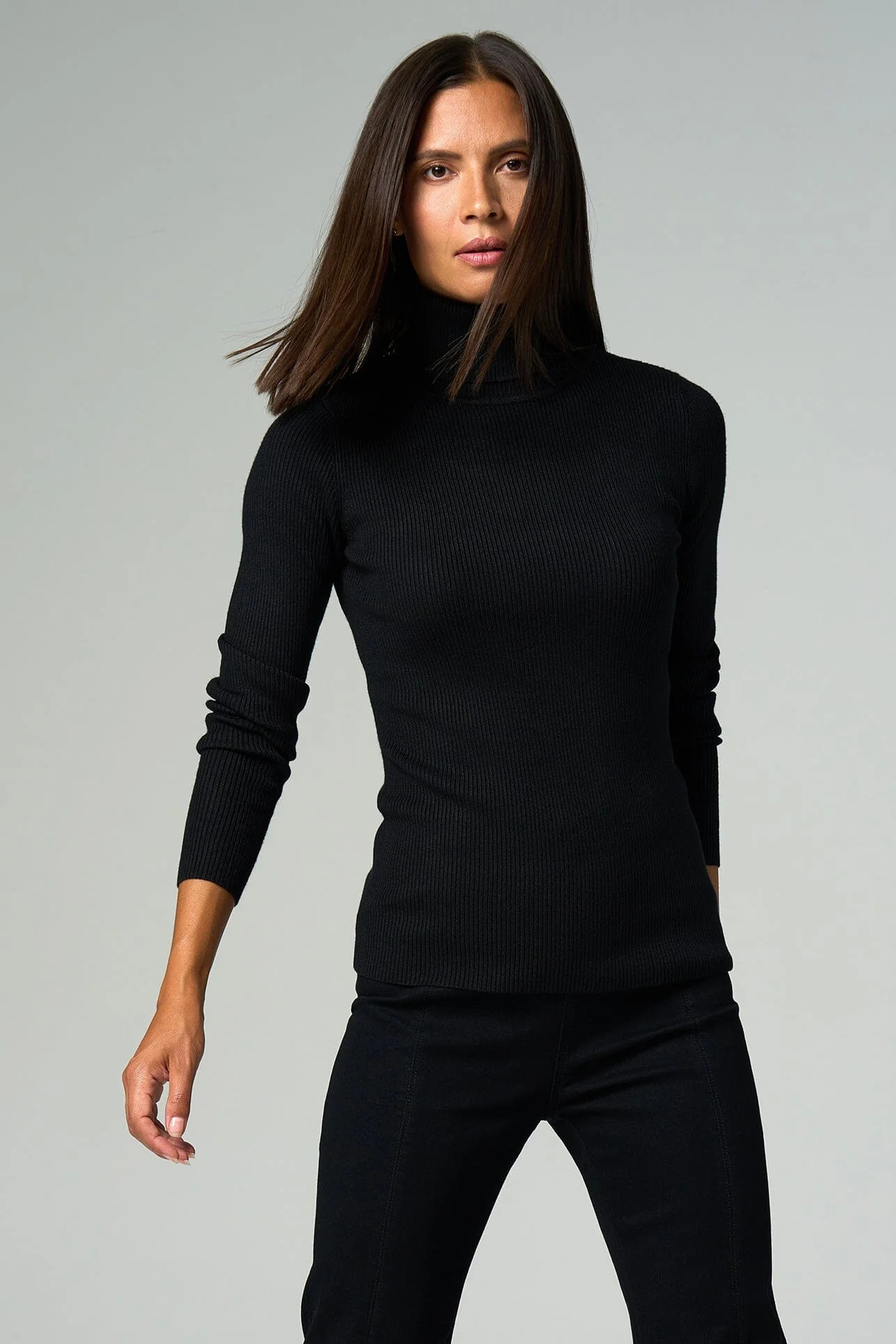 Perfect Ribbed Turtleneck | Franne Golde