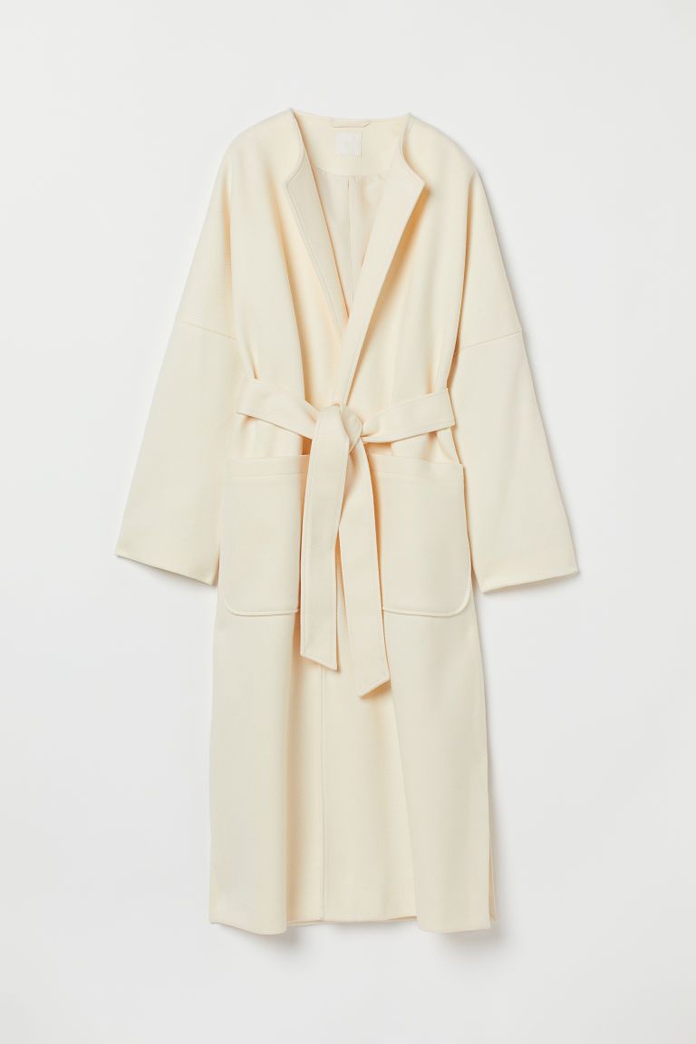 H & M - Long Coat - Beige | H&M (US + CA)