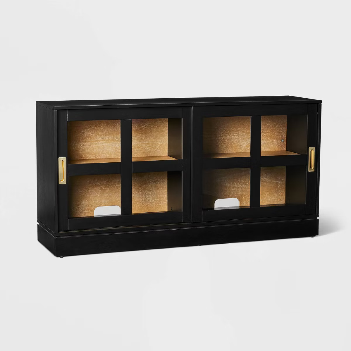 Promontory Sliding Glass TV Stand - Threshold™ designed with Studio McGee | Target