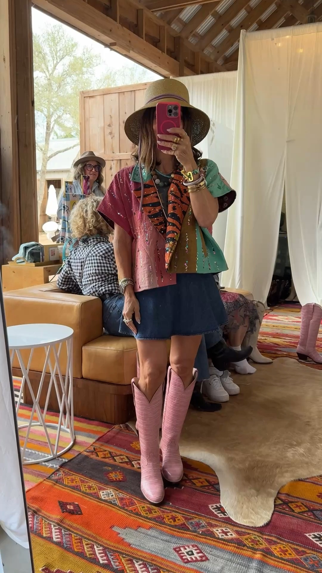 Western Chic
Cowboy boots 


#LTKOver40 #LTKFestival #LTKootd