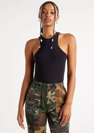 Black High Neck Bodysuit | rue21