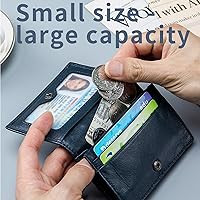 Leather Card Holder Women Leather Wallet Hand-Woven Fashion Card Holder Portable Coin Purse Women... | Amazon (US)