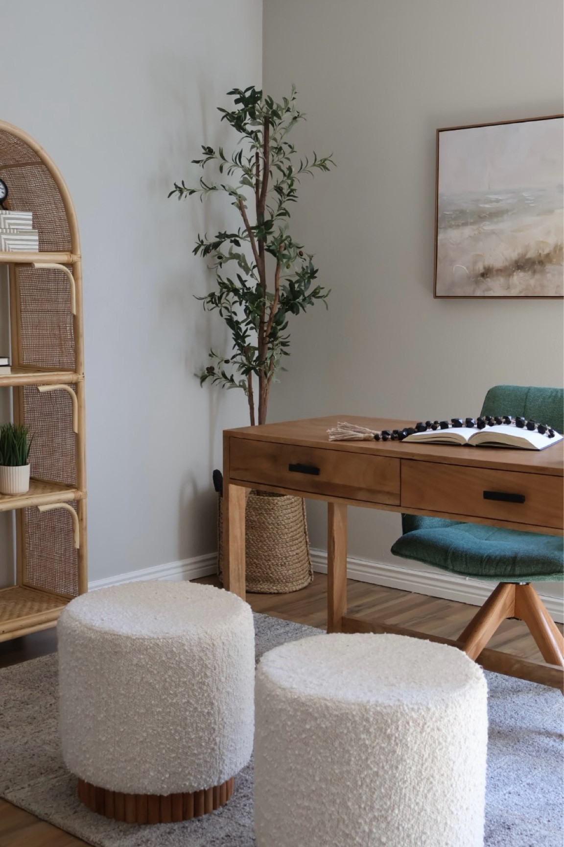 We love this rattan bookcase! 

#LTKHome