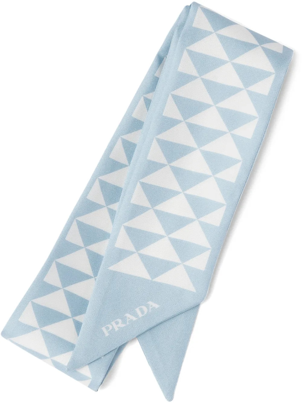 triangle-logo twill scarf | Farfetch Global