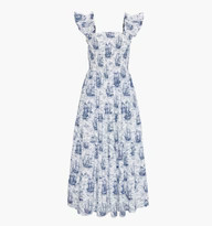 The Ellie Nap Dress - Navy Mariner's Toile | Hill House Home US