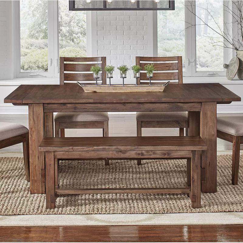 Trevion 42'' Mahogany Solid Wood Dining Table | Wayfair North America