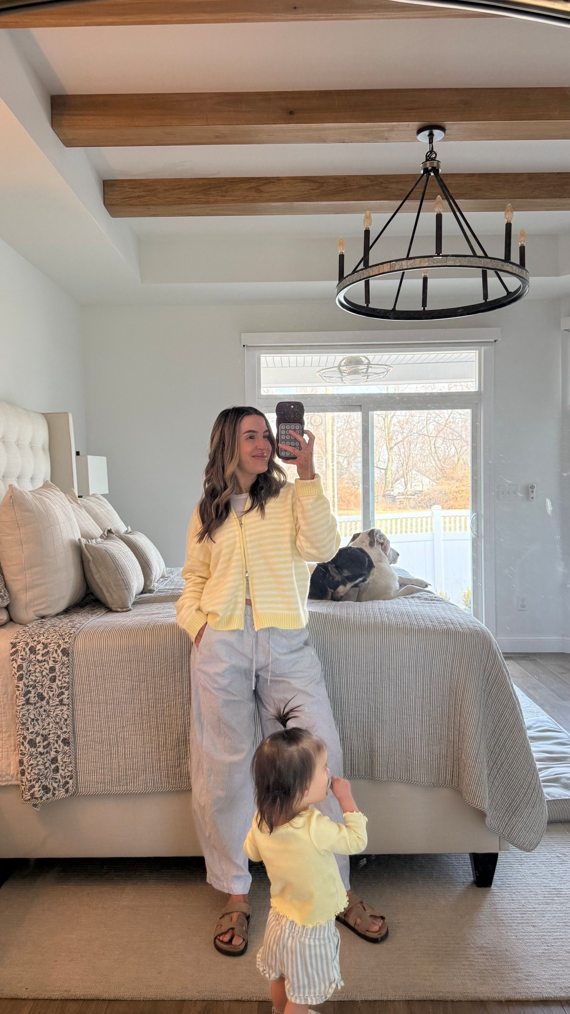 I’m 5’2” in small jacket + XS pants 