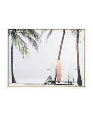 Resting Surfboards Framed Canvas Wall Art | Wall Art | T.J.Maxx | TJ Maxx