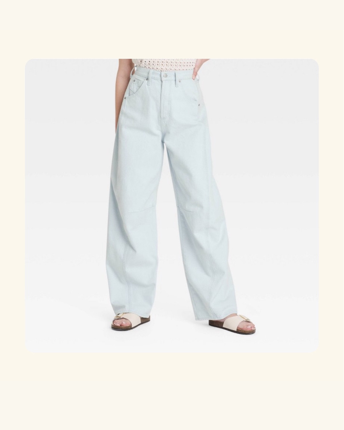 The jeans I was wearing in my most recent dancing instagram story 😂👖

I actually got them 75% off in-store here in Missoula! And I got two pairs because they fit me so well. True to size - the length isnt ideal for being 6’2, but they aren’t too high-watery! Super cute and at a great price point. 