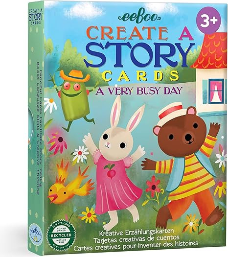 eeBoo A Very Busy Day Create a Story Pre-Literacy Cards/Ages 3+ (TSVBD) | Amazon (US)