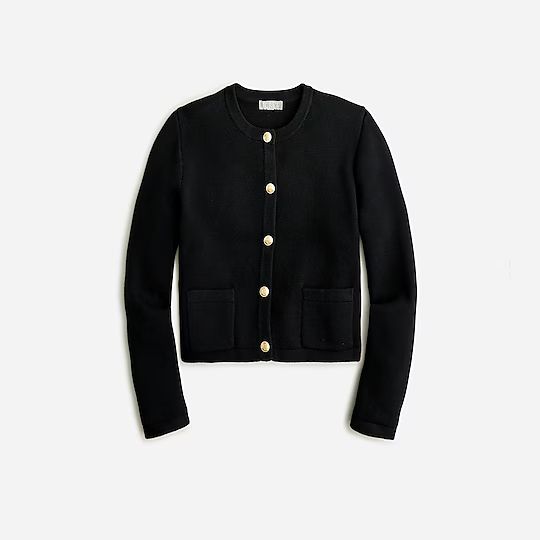 Emilie patch-pocket sweater lady jacket | J.Crew US