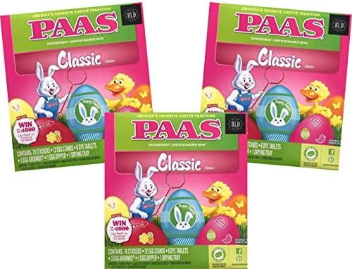 PAAS Classic Easter Egg Coloring Kit - Set of 3 | Amazon (US)