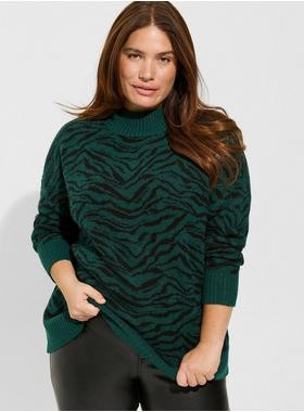 Vegan Cashmere Pullover Turtleneck Sweater | Torrid (US & Canada)