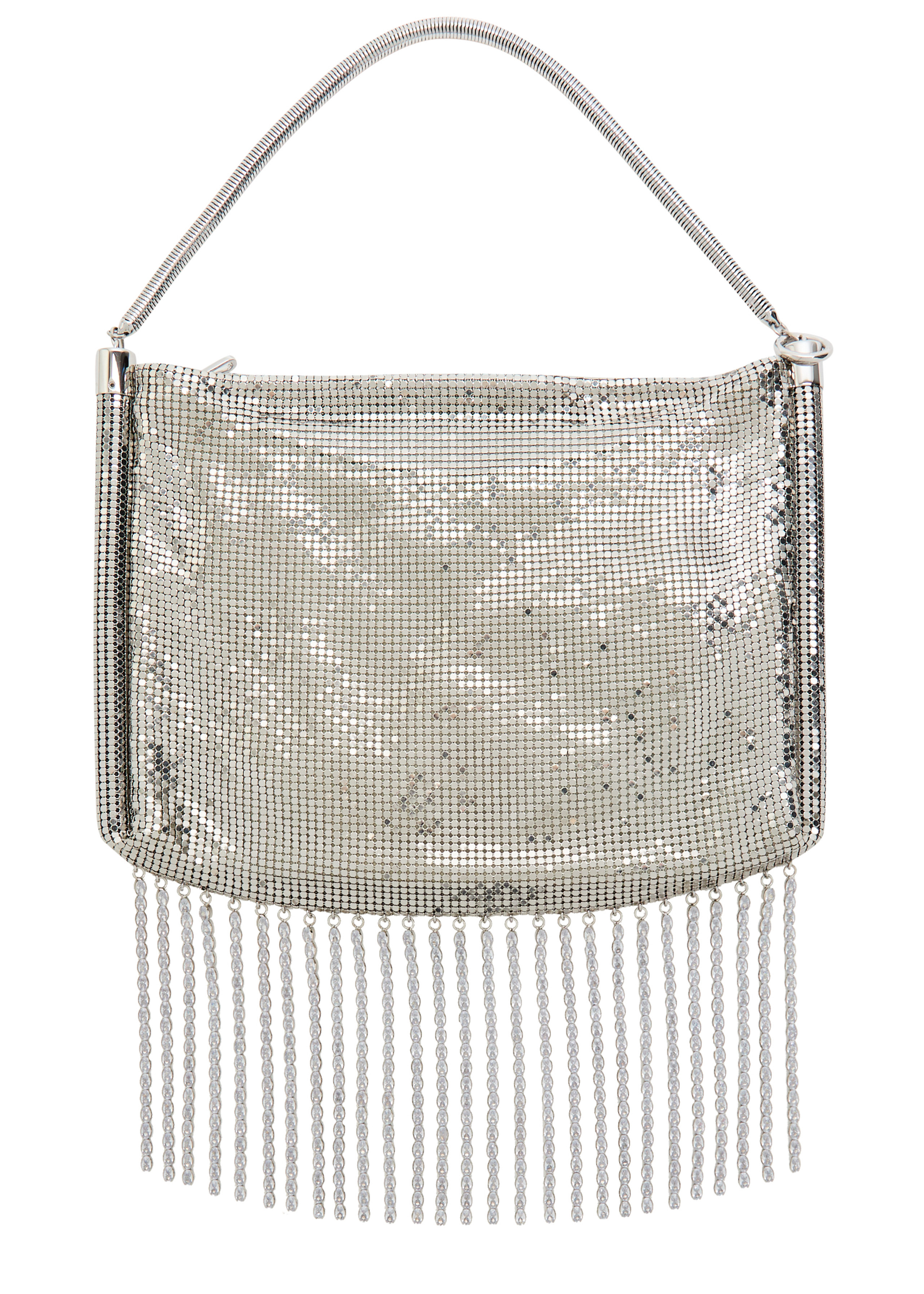 Fringed chainmail shoulder bag | Harvey Nichols