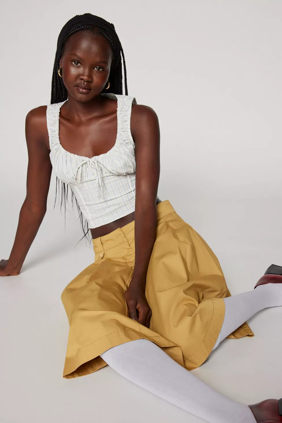 Kimchi Blue Anna Milkmaid Blouse | Urban Outfitters (US and RoW)