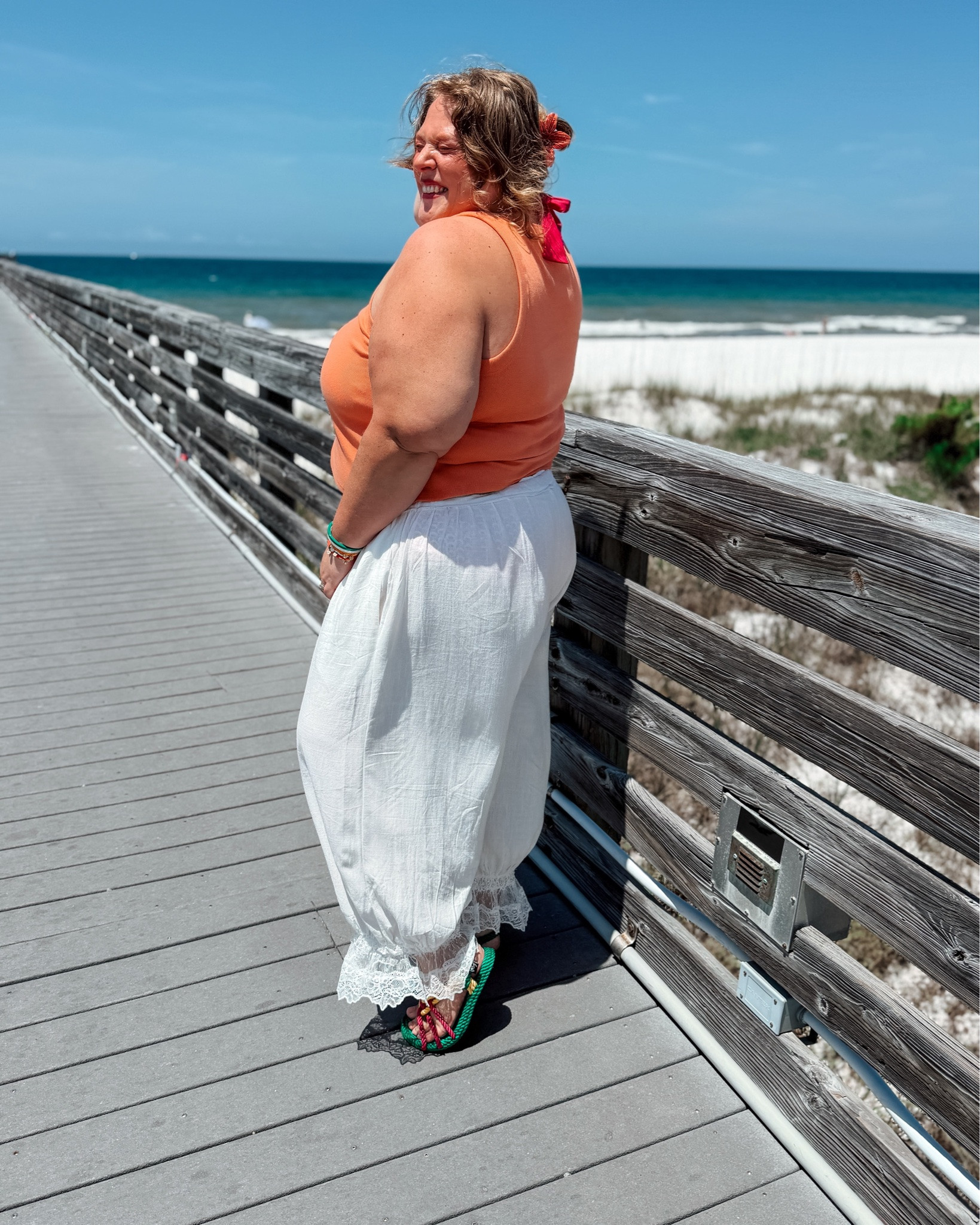 🐚👙
.
shop 🔗 in bio. 
#plussizebeach #beachoutfit #ootd #bloomersoutfit #plussizeswimsuit