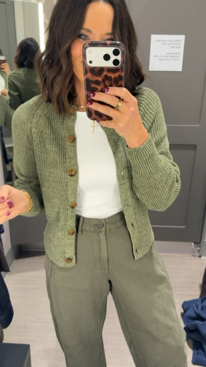This Target cardigan 😍 the prettiest olive green and such an easy piece to throw on for fall. Wearing XS 🤎

#TargetFinds #TargetFashion #TargetStyle #FallFashion #FallStyle #FallOutfits #Cardigan #AffordableFashion #FashionFinds #LTKCreator #LTKFashion

#LTKootd