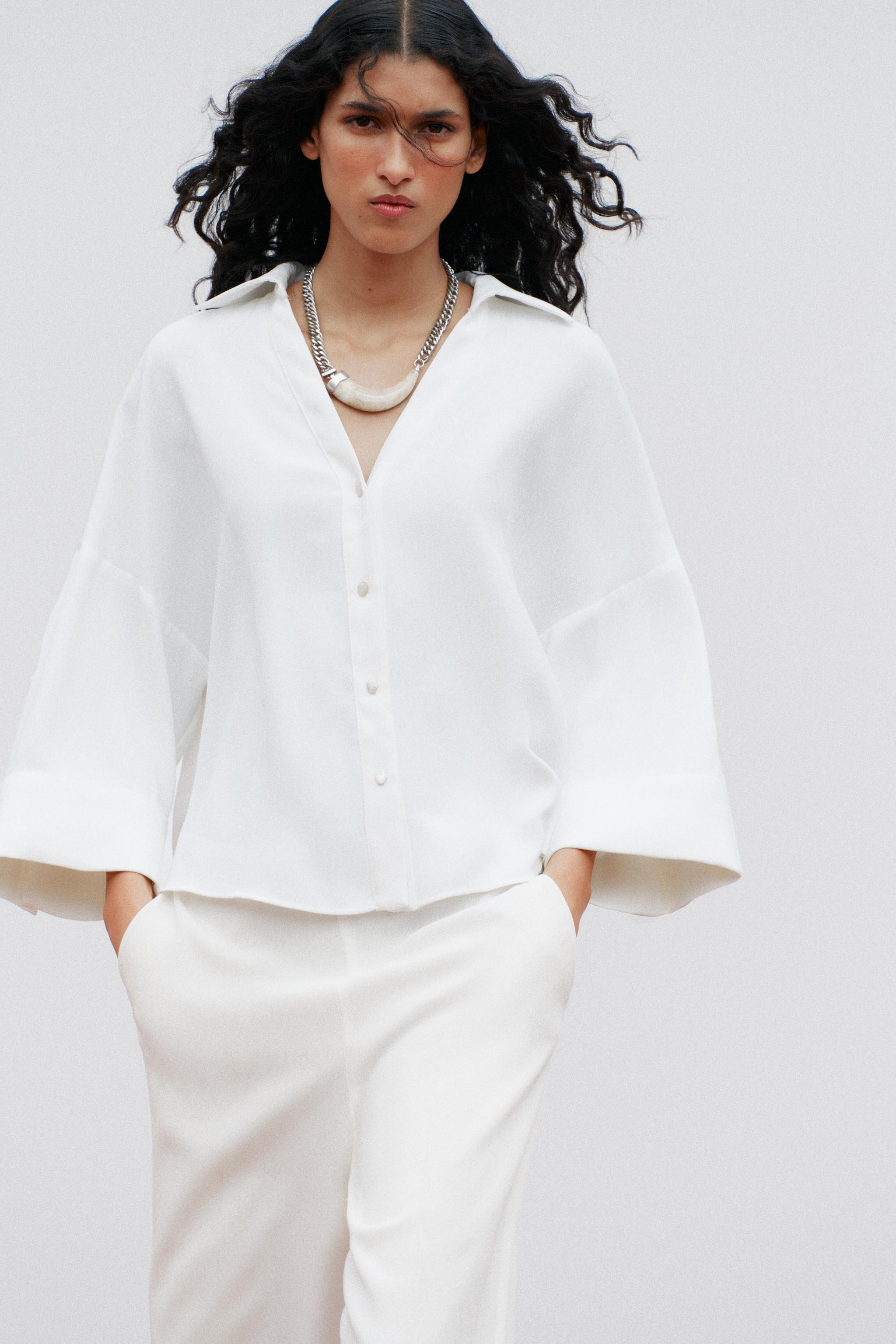 WIDE SLEEVE SHIRT | Zara US
