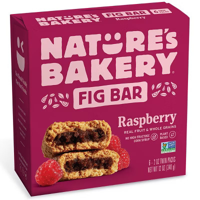 Nature's Bakery Raspberry Fig Bar - 12oz/6ct | Target