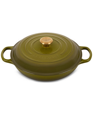 Le Creuset 3.5-Qt. Signature Enameled Cast Iron Braiser - Macy's | Macy's