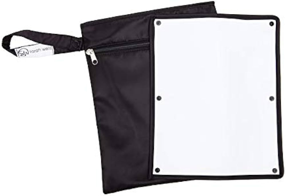 Sarah Wells Pumparoo Wet/Dry Bag for Breast Pump Parts (Black) | Amazon (US)