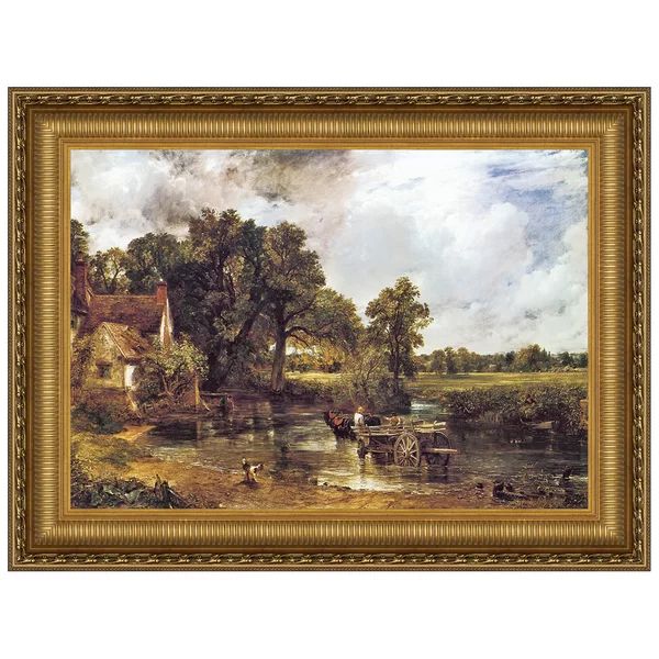 The Hay Wain 1821 by John Constable - Picture Frame Print on Canvas | Wayfair North America