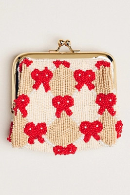Beaded Kiss-Lock Coin Purse | Anthropologie (US)