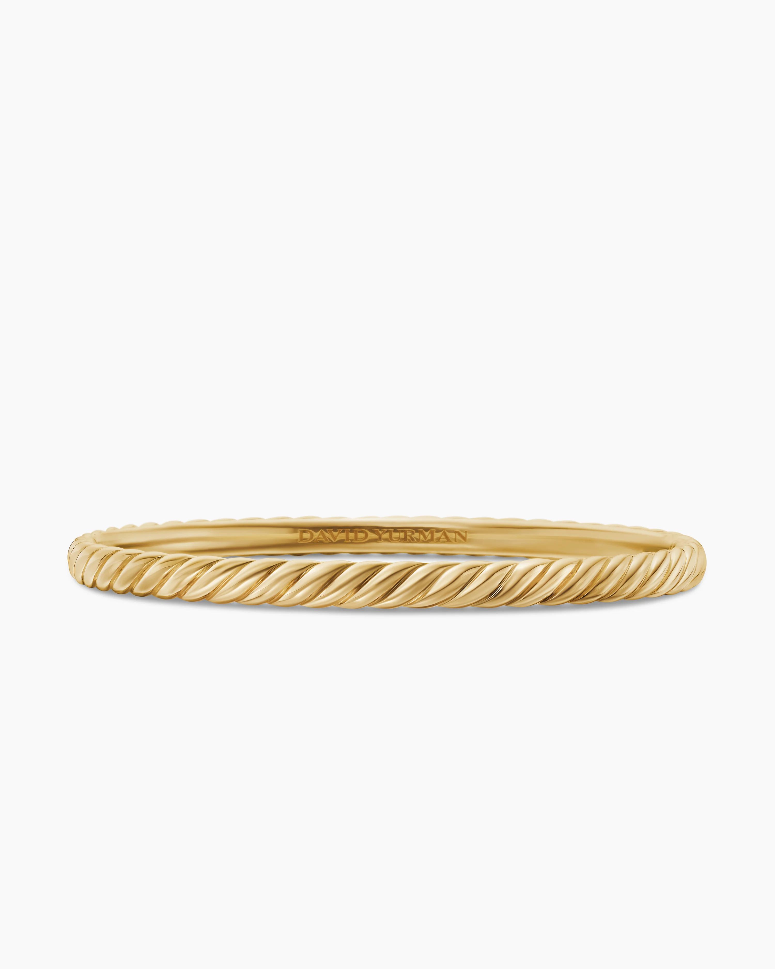 Sculpted Cable Bangle Bracelet | David Yurman