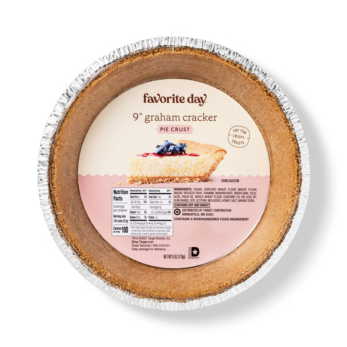 Graham Cracker Pie Crust - 6oz - Favorite Day™ | Target