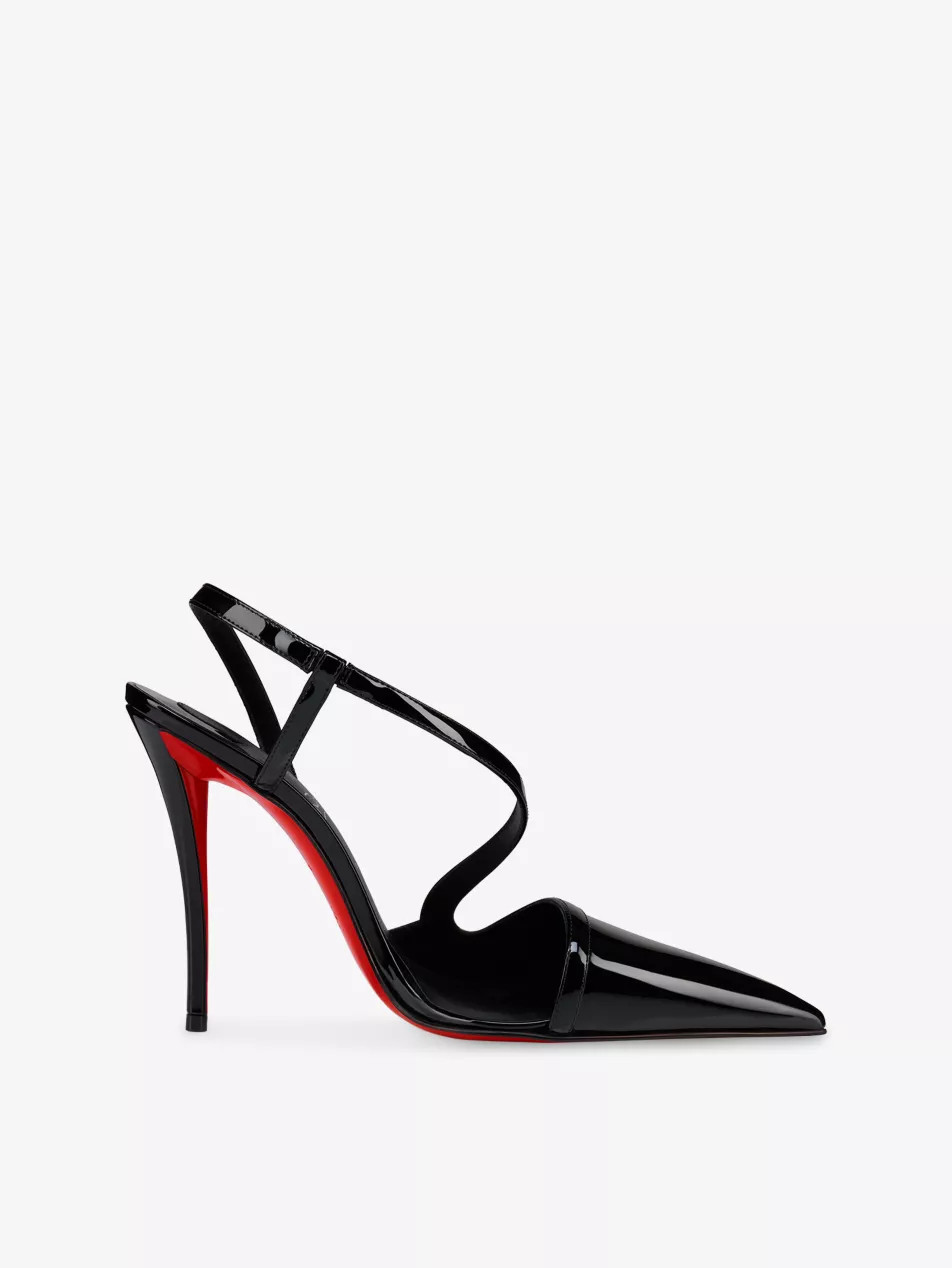 Rosa Z 100 Patent-Leather Heeled Courts | Selfridges