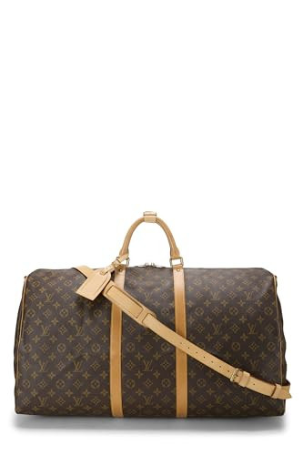 Louis Vuitton, Pre-Loved Monogram Canvas Keepall Bandouliere 60, Brown | Amazon (US)