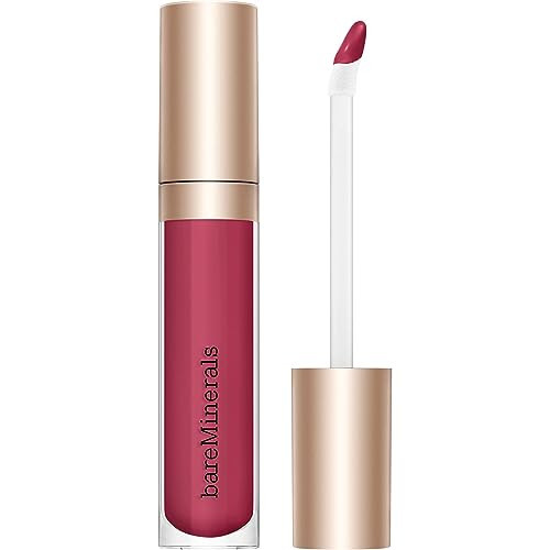 bareMinerals Mineralist Lip Gloss-Balm, Hydrating LipGloss + Balm Hybrid, Sheer Glossy, No Stickiness, Improves Smoothness, Vegan, AL Zen (Wine Berry) | Amazon (US)